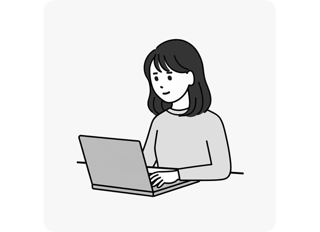 私の働き方（N.O）イラスト