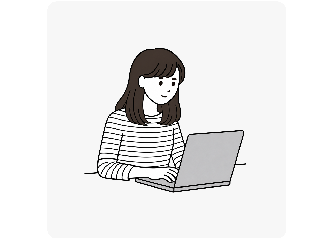 私の働き方（N.Y）イラスト