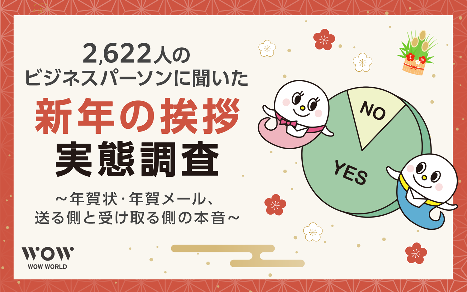 2,622人のビジネスパーソンに聞いた、新年の挨拶実態調査