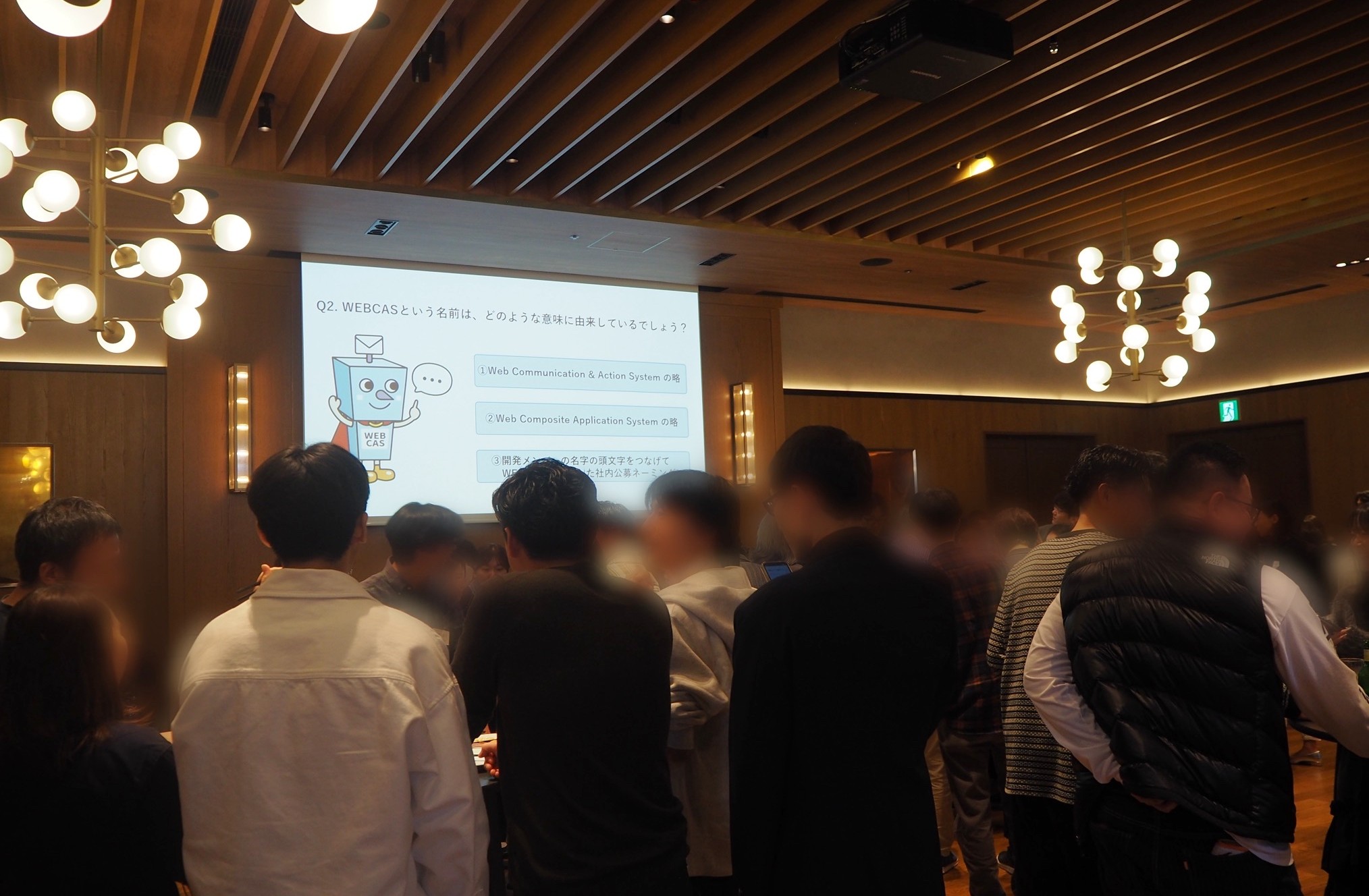 【WOW WORLD】30周年記念パーティー_WEBCASを活用し実施したクイズ大会